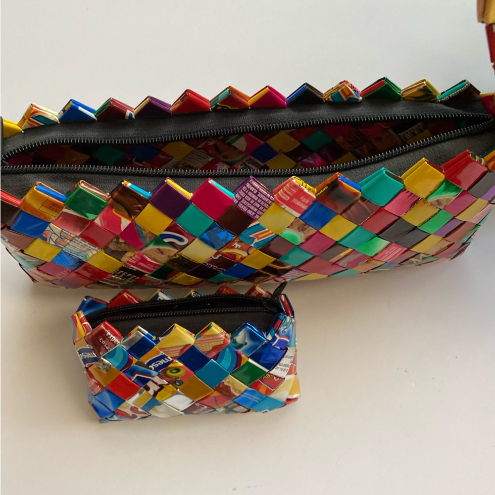Candy And Gum Wrapper Custom Handbag With Change … - image 8